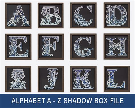 Shadow Box Letters 